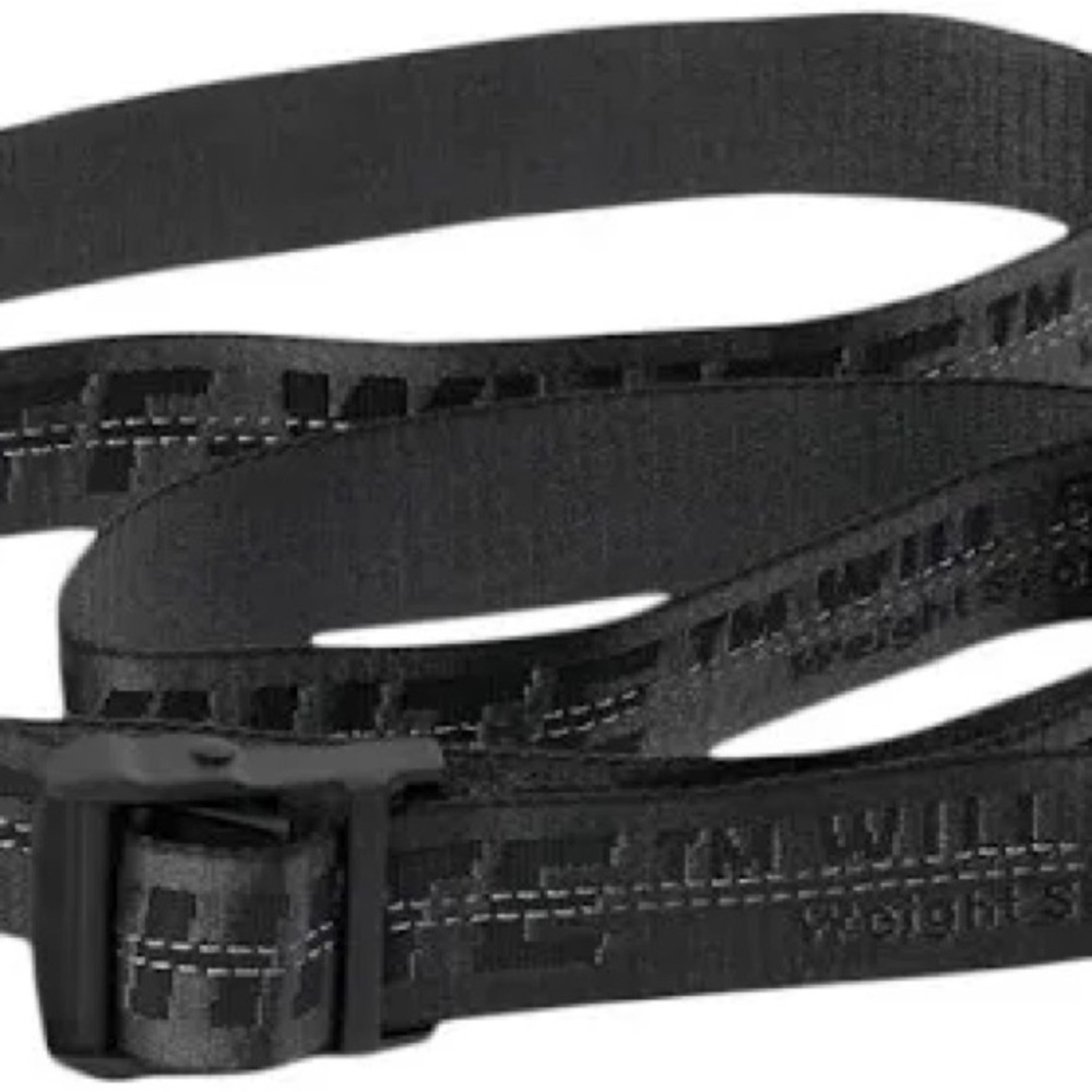 off white industrial belt